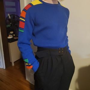 DEMETRE 100% WOOL 80s SWEATER